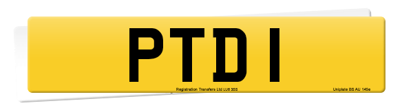 Registration number PTD 1
